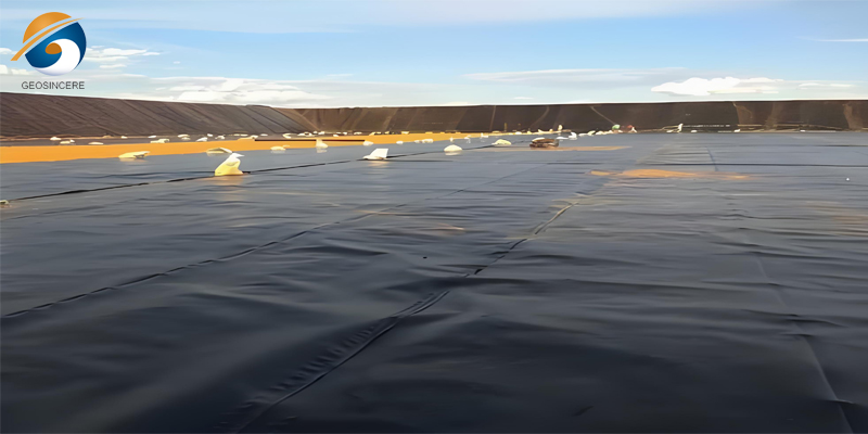 1 мм HDPE с полиэтиленовой геомембрана высокой плотности