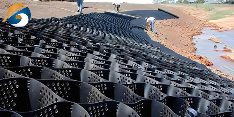 Защита склонов Стабилизация гравия Геоячейка HDPE