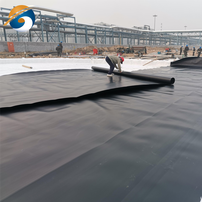 Контрольный слой грунта HDPE геомембрана удерживающая подкладка Контрольный слой грунта HDPE геомембрана удерживающая подкладка