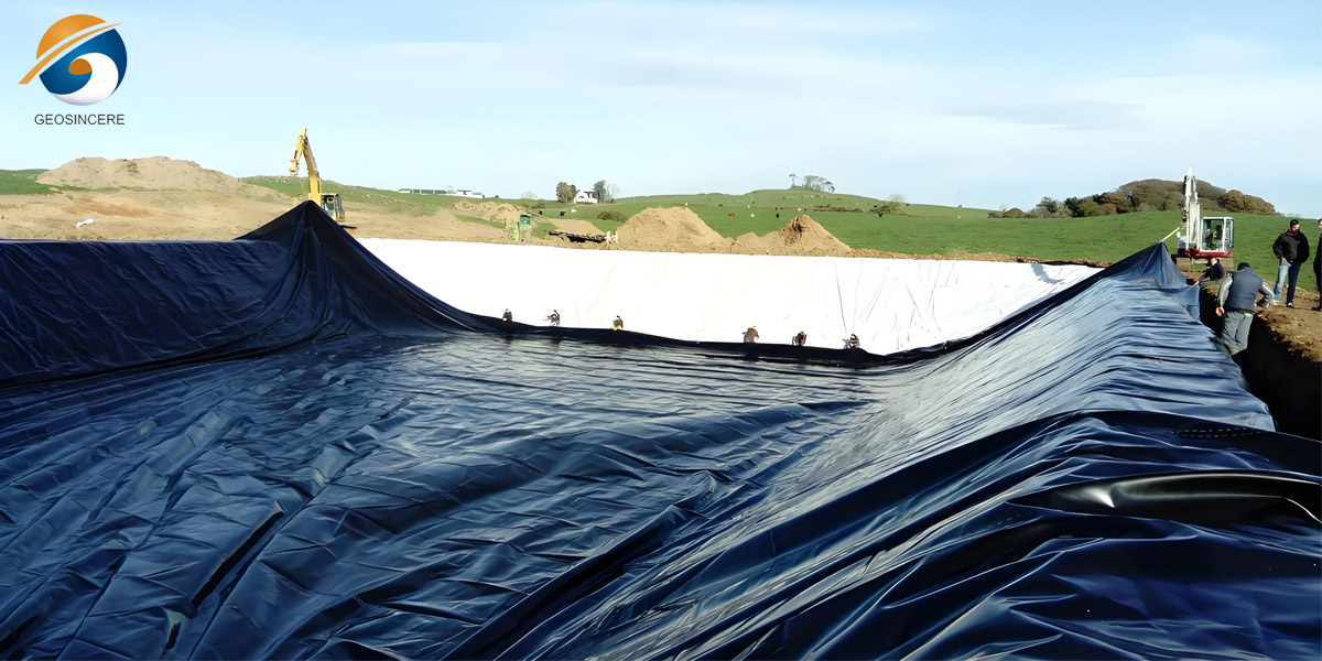 Геомембрана HDPE толщиной 80 mil Геомембрана HDPE толщиной 80 mil