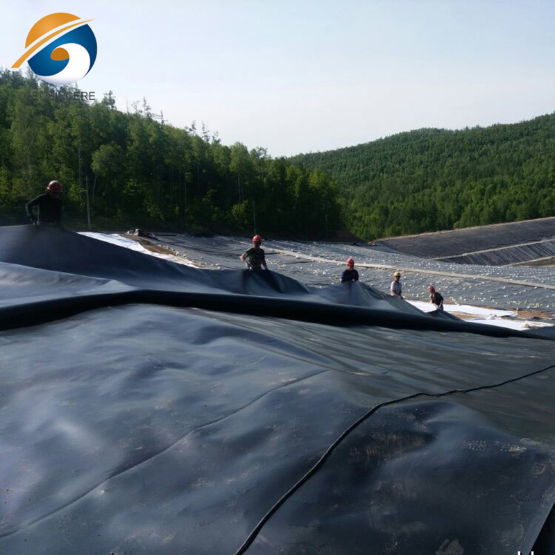 Почвенный покров HDPE прудовый вкладыш геомембрана Почвенный покров HDPE прудовый вкладыш геомембрана