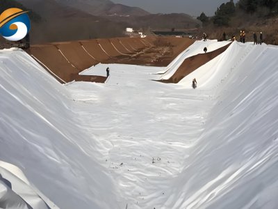 Как закрепить дорожный геотекстиль?