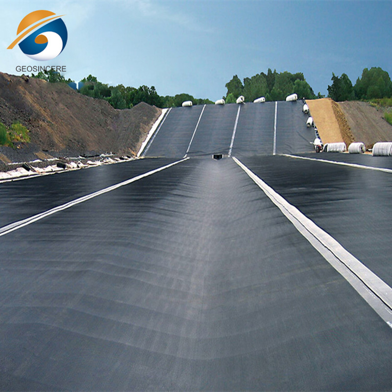 Контрольный слой грунта HDPE геомембрана удерживающая подкладка Контрольный слой грунта HDPE геомембрана удерживающая подкладка