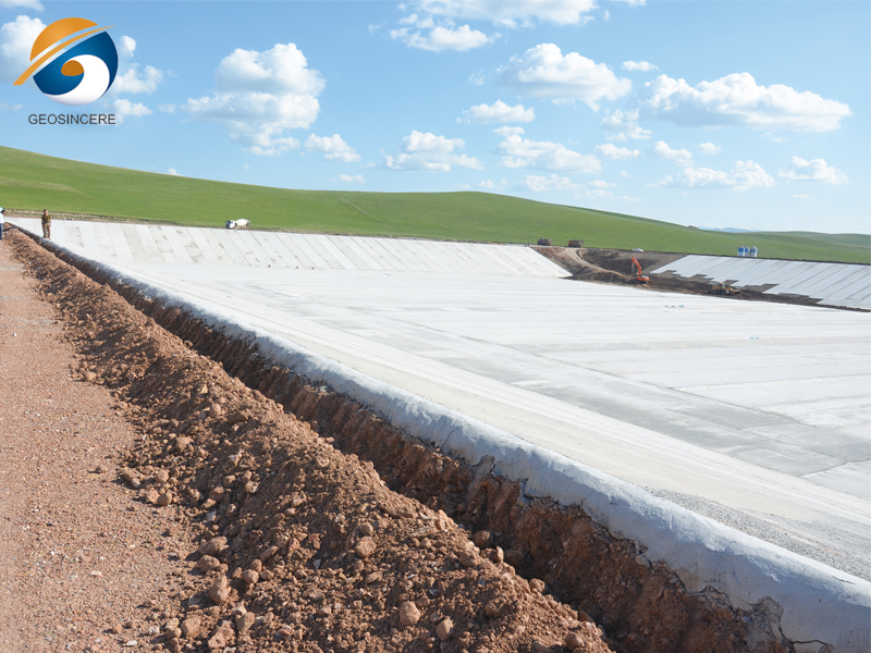 Геомембрана с геотекстилем HDPE 2 мм Геомембрана с геотекстилем HDPE 2 мм