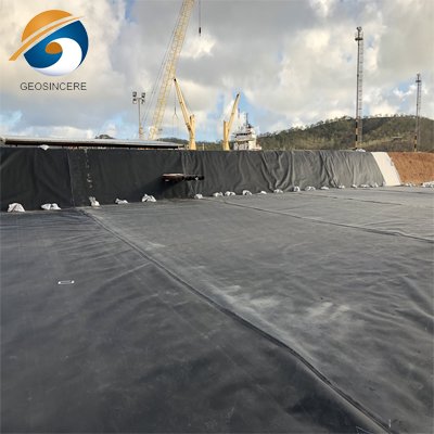 Геомембрана HDPE 2 мм Пластиковая Подкладка для Пруда Отвалов