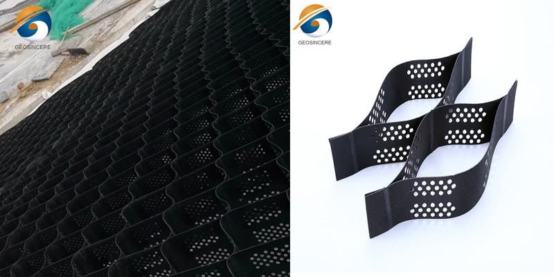 Наклонная подъездная дорога из пластика HDPE Геоячейка Наклонная подъездная дорога из пластика HDPE Геоячейка