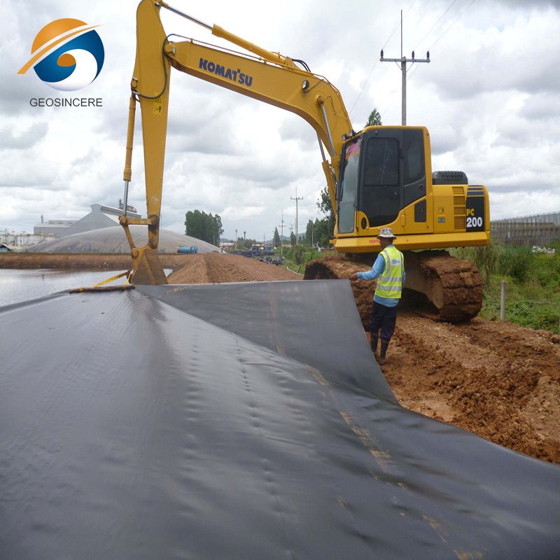 Почвенный покров HDPE прудовый вкладыш геомембрана Почвенный покров HDPE прудовый вкладыш геомембрана