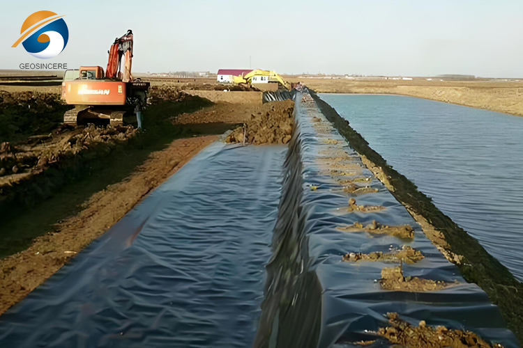 1.5 мм водонепроницаемая гибкая пленка для геомембрана